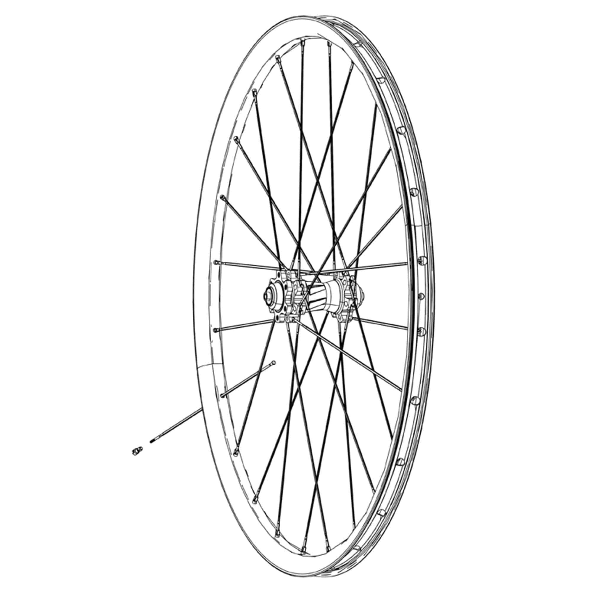 Sram Tubeless Kit Includes 26Mm Tape 2 Universal Valves 44Mm & 1 Valve Core Wrench (Fits 202 30 Course): Zipp