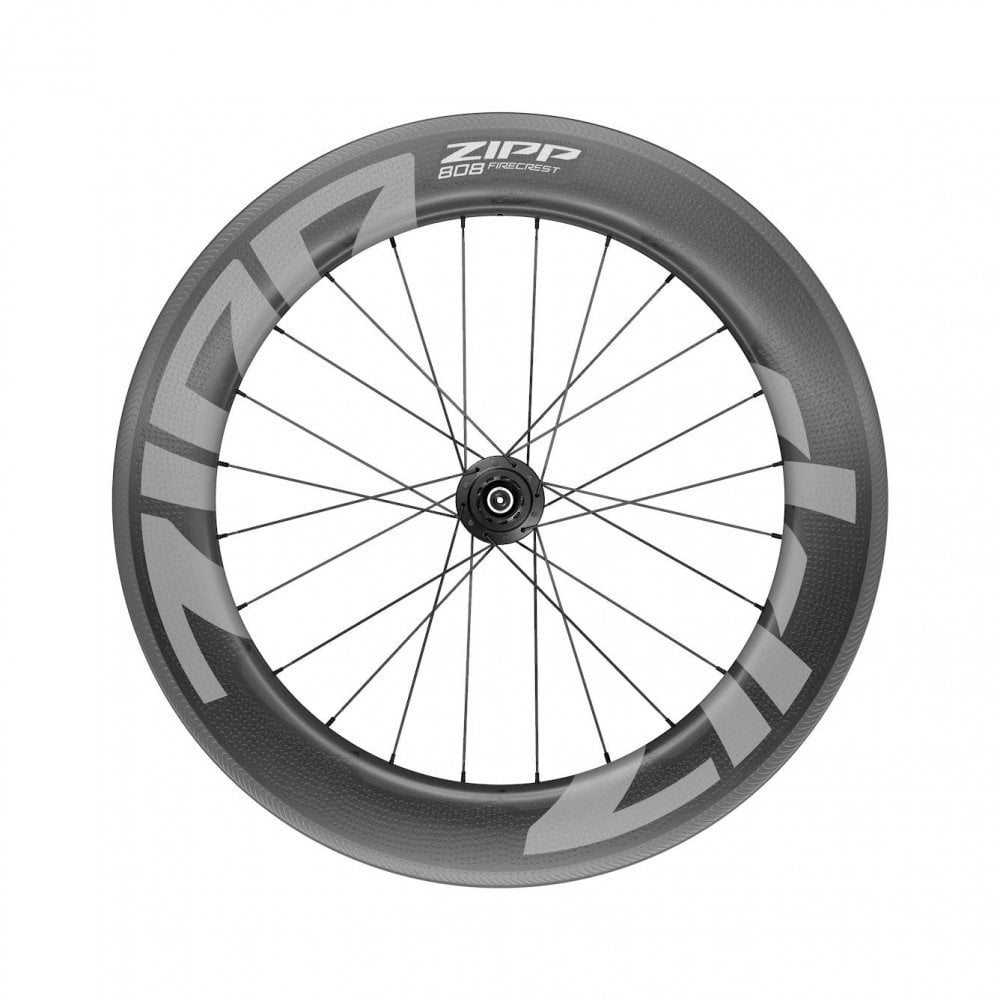 Zipp Zipp 808 Firecrest Carbon Tubeless Rim Brake 700C Rear 24Spokes Sram 10/11Sp Quick Release Standard Graphic A1: Black 700C