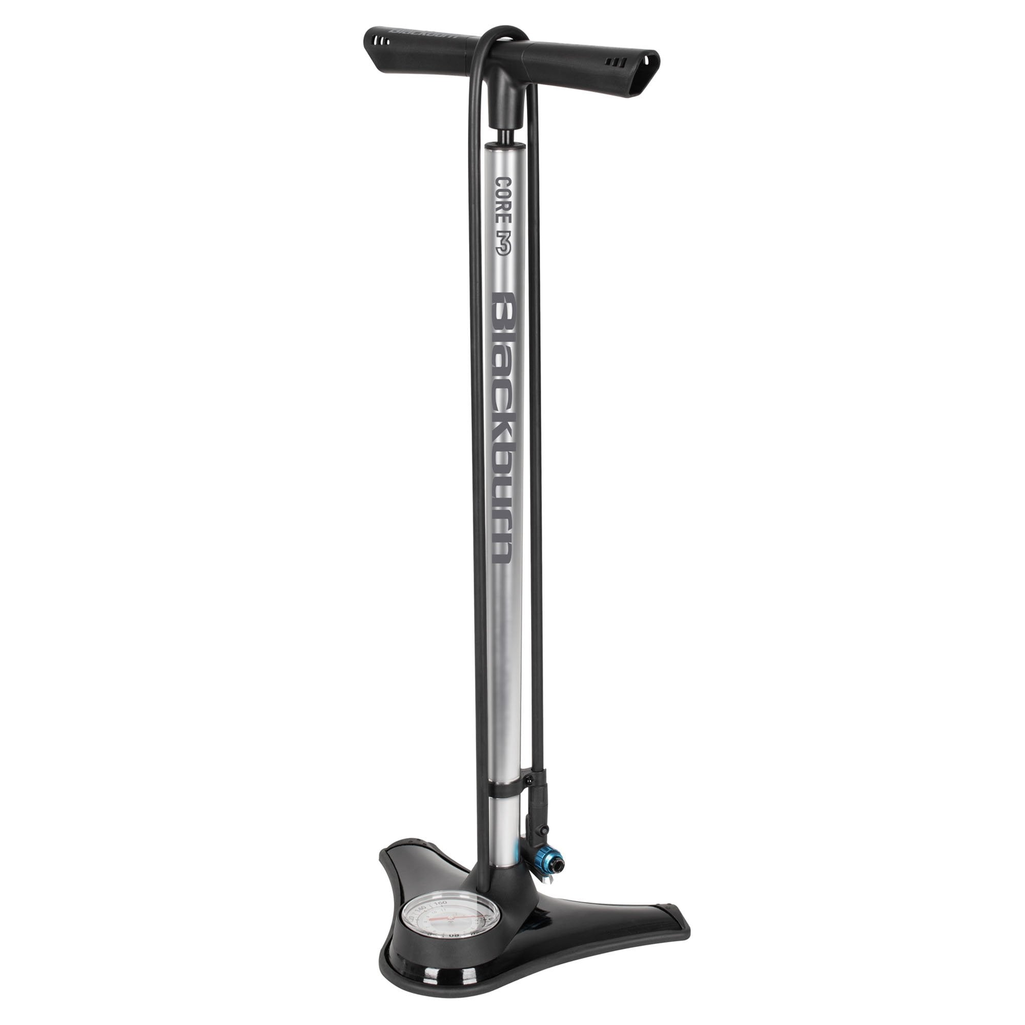 Blackburn Floor Pumps - Core 3 Floor Pump: Silver