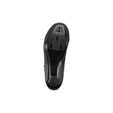 Shimano RC1 unisex road cycling shoes with stiffness 6 sole, black with Shimano branding and secure fastening system.