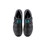 Shimano XC3 SPD MTB shoes for cross-country and off-road riding, black and gray cycling shoes with clipless pedal compatibility.