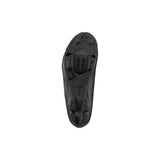 Shimano XC3 women's MTB cycling shoes with SPD cleats, black and gray off-road performance footwear for mountain biking.