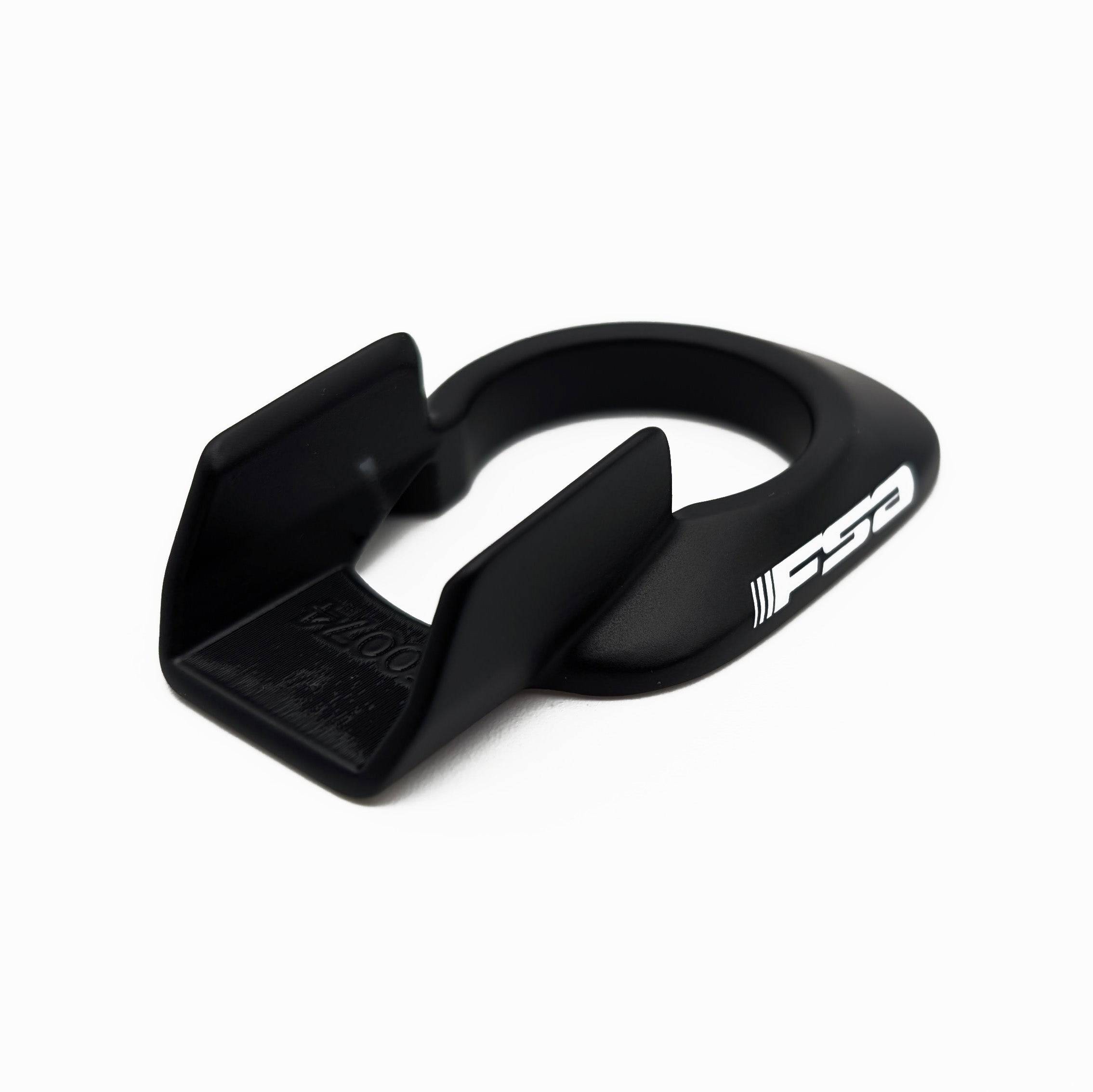FSA SMR Stem Adapter SLA with internal cable routing kit for bike stems, showing the metallic component and cable channels.