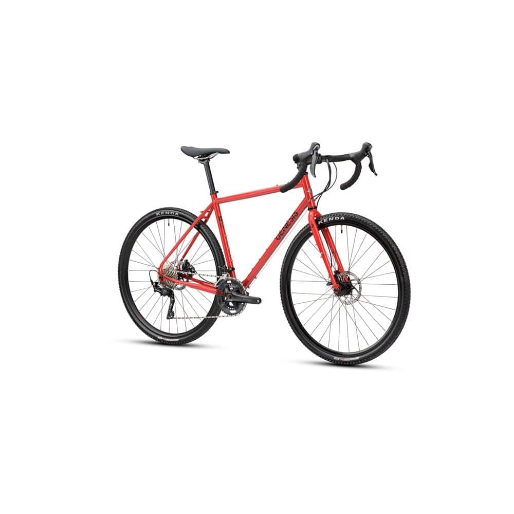 Genesis Croix De Fer 20 Alt Adventure Bike with Shimano GRX drivetrain and tubeless-ready wheels, ready for versatile riding.
