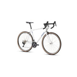 Genesis Equilibrium Road Bike with Shimano 105 gears, featuring a sleek frame and drop handlebars for comfortable long-distance cycling.