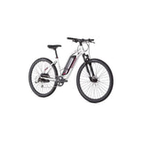 Ridgeback Arcus 1 open frame women's e-hybrid bike with Shimano Acera gears and disc brakes, shown from side view.