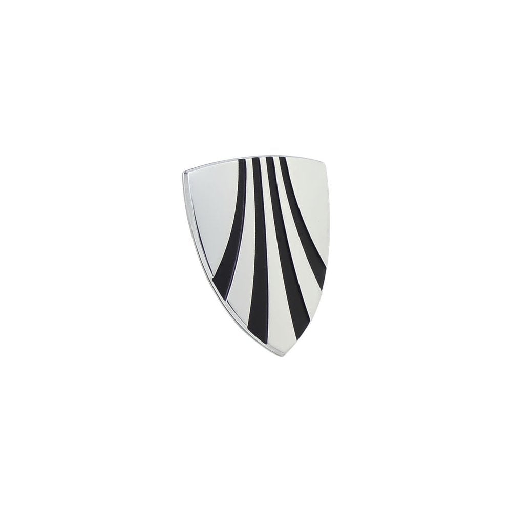Trek headbadge replacement spare with adhesive, original bike frame component, designed for easy installation and authentic look.