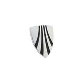 Trek headbadge replacement spare with adhesive, original bike frame component, designed for easy installation and authentic look.