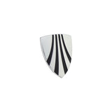 Trek headbadge replacement spare with adhesive, original bike frame component, designed for easy installation and authentic look.