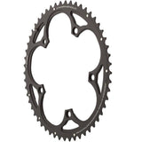Campagnolo 53-tooth 39 Evo C-Ring 11-speed chainring for road bikes, showing the metal gear with engraved brand and tooth design.