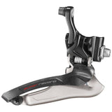 Campagnolo Super Record 12X front derailleur for road bike, featuring dual cable fixing and high-performance cycling component