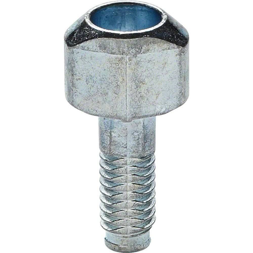 Campagnolo 9X rear cable adjuster component for precise gear tuning, shown in close-up with metallic finish and detailed threading.