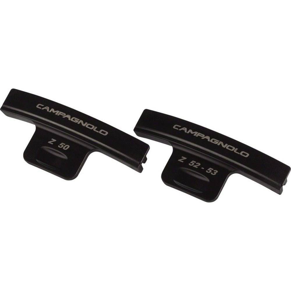 Campagnolo front derailleur alignment tool for precise workshop setup and adjustments on bicycle drivetrain components.