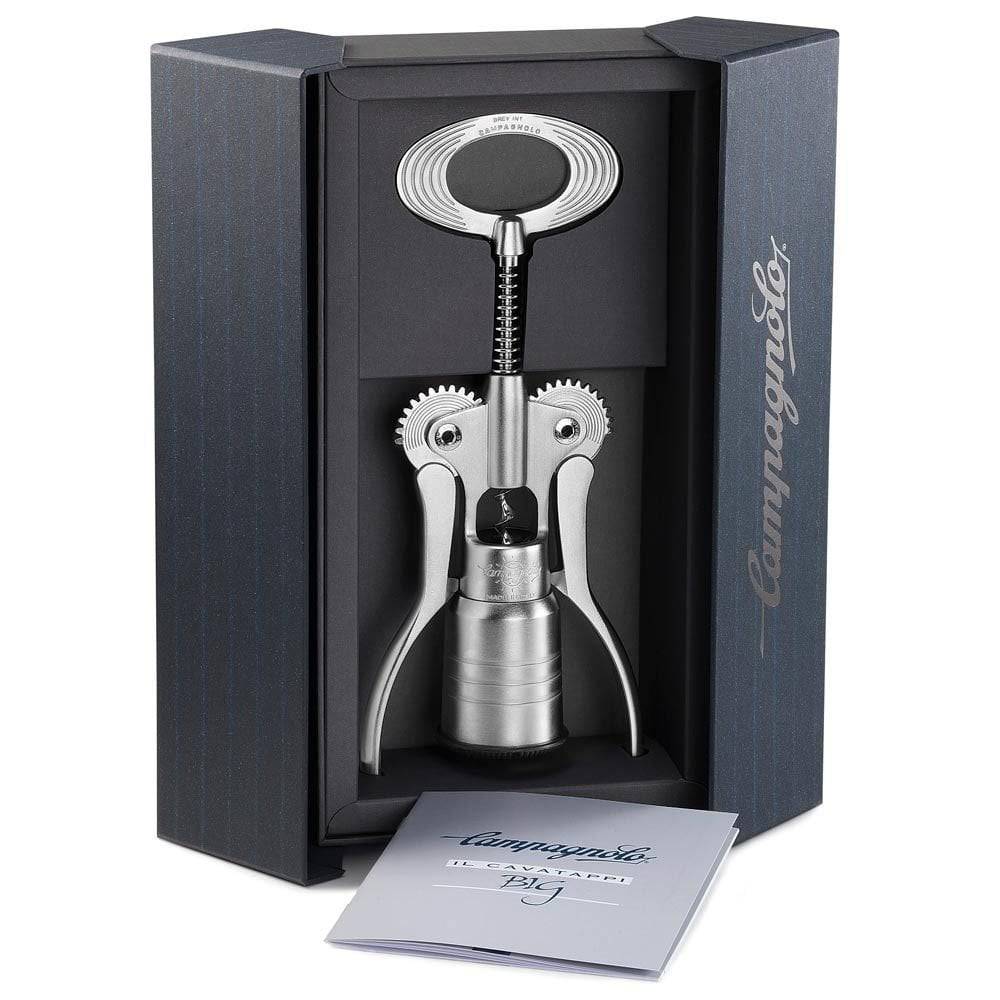 Campagnolo BIG Corkscrew wine bottle opener with ergonomic handle and classic design, ideal for wine enthusiasts and collectors