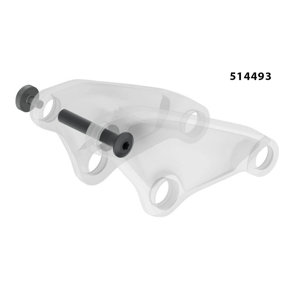 Trek black rear shock pin-to-trunnion 16mm head hardware kit for Full Stache lower mount, bike suspension accessories
