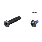 Black Trek rear shock pin-to-trunnion 16mm head hardware for Full Stache lower mount, bike suspension accessory.