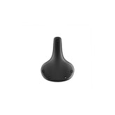 Brooks C67 Cambium black steel touring bike saddle with 205mm length, showcasing durable comfort and classic design.