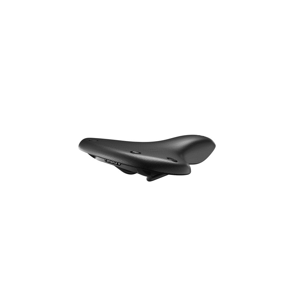 Brooks C67 Cambium black steel touring bike saddle, 205mm length, durable and comfortable for long-distance cycling.