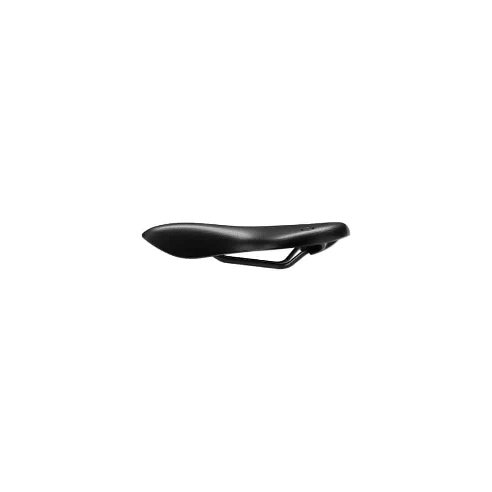 Brooks C67 Cambium black steel touring bike saddle with 205mm length, showcasing durable, comfortable bicycle component.