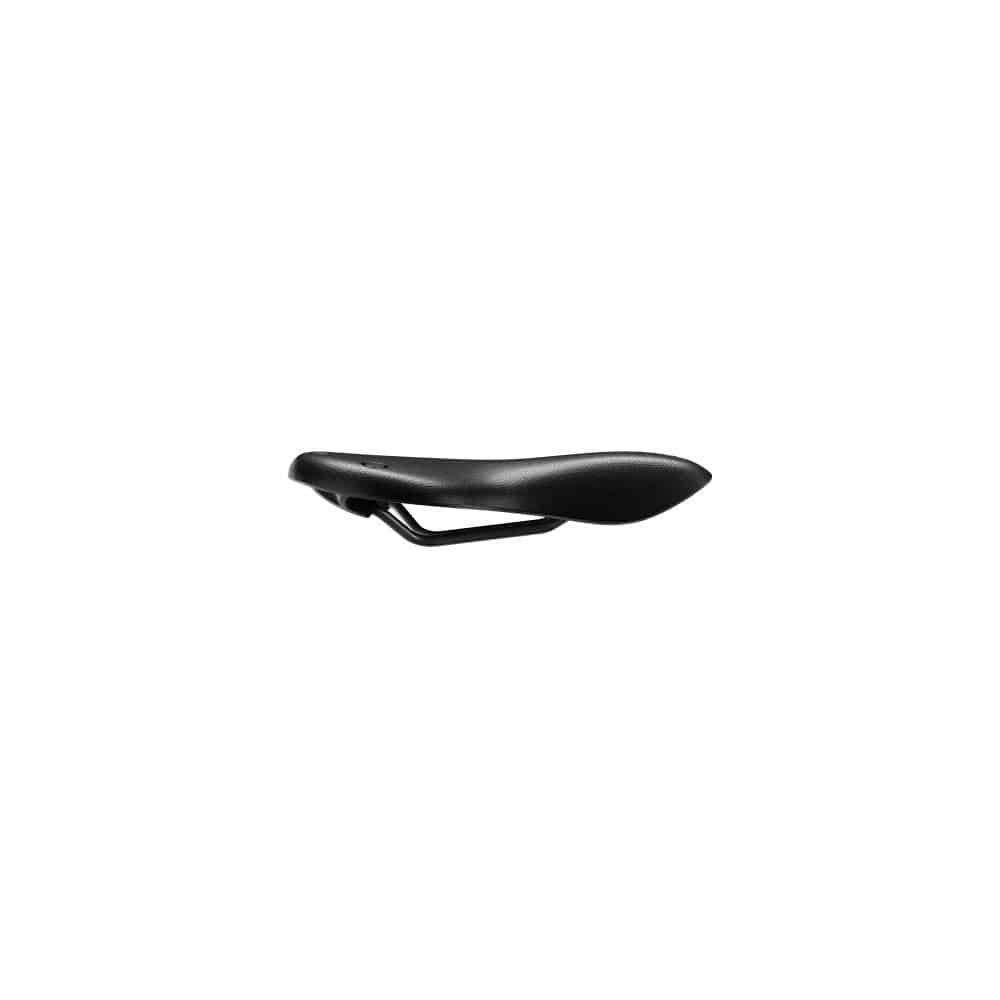 Brooks C67 Cambium black steel touring bike saddle with 205mm length, durable and comfortable for cycling components.