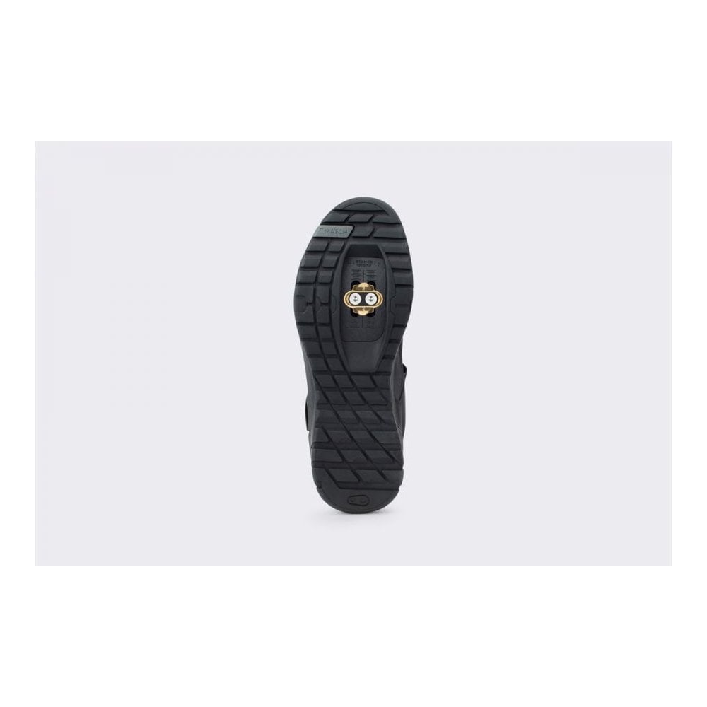 Crank Brothers Malllet E BOA MTB shoes with stiff shank and clipless pedal compatibility, shown in a close-up view.