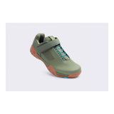 Crank Brothers Mallet E Lace MTB shoes with Match Box outsole, mountain biking footwear, featuring black upper and grippy tread pattern.