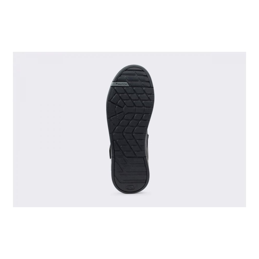 Crank Brothers Stamp BOA unisex MTB shoes with trail grip, designed for mountain biking and trail riding, shown in black with Boa closure