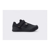 Crank Brothers Mallet Speedlace MTB shoes with Match Box outsole designed for trail riding, featuring black and gray cycling footwear.