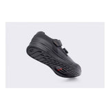 Crank Brothers Mallet Speedlace MTB shoes with Match Box outsole for trail riding, featuring black and gray design and laced closure.