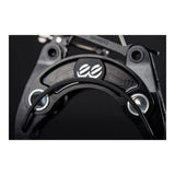 Cane Creek eeBrake road bike brake components showcasing the sleek metal brake calipers and high-precision design.