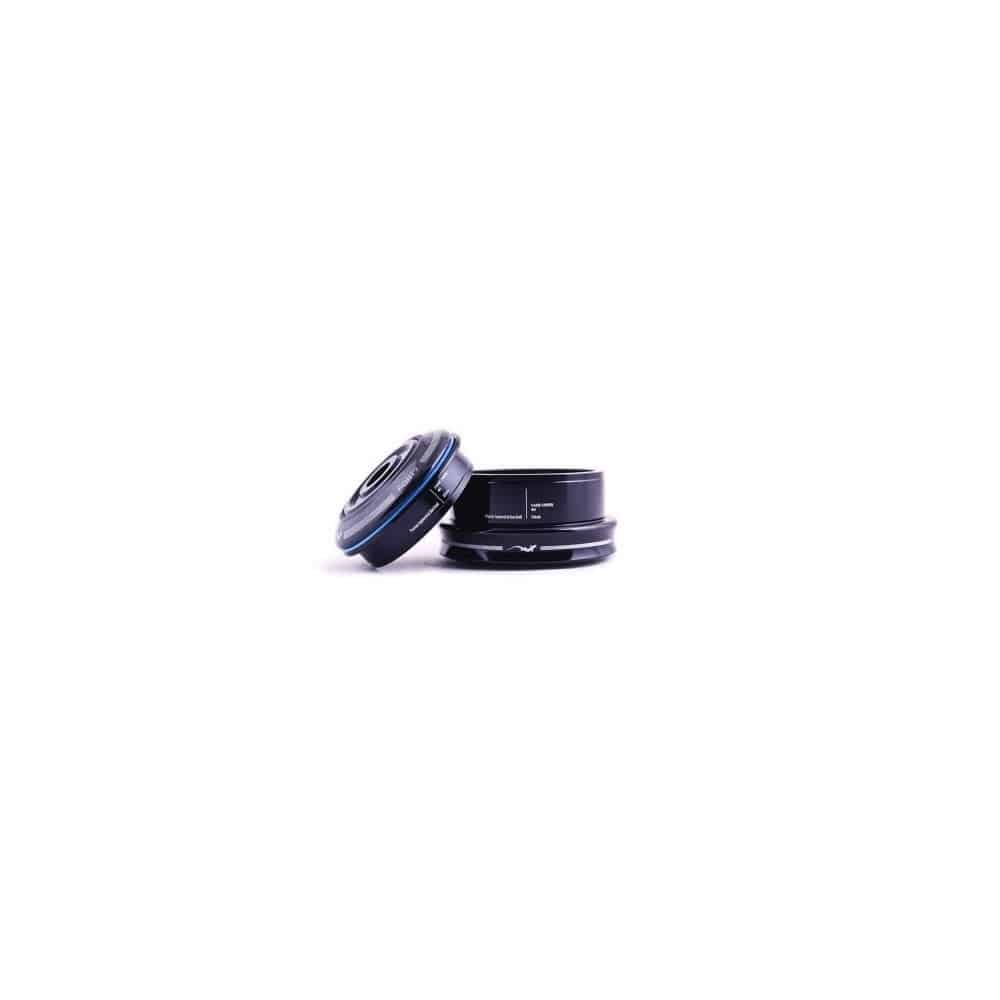 Cane Creek 40-Series black bike headset with IS41/28.6 and IS52/40 components, durable bike part for smooth steering.