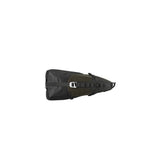 Brooks Scape Seat Bag in mud green, waterproof bikepacking drybag with daisy chain attachment, designed for bike accessories.