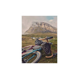 Brooks Scape Seat Bag in mud green, waterproof bikepacking drybag with daisy chain attachment for cycling accessories.