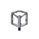 Crank Brothers Stamp 3 flat pedal with adjustable pins for enhanced grip, designed for mountain biking and cycling components.