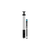 Crankbrothers Klic HV hand pump with hidden hose for high volume bike tires, compact and portable bike accessories.