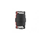 Crank Brothers Multi 20 bike multi-tool with tyre plug and chain tool, showcasing its compact, versatile workshop design.