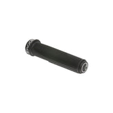 Ergon GFR1 black MTB gravity grips with high-strength alloy clamps, designed for mountain bike handlebars.
