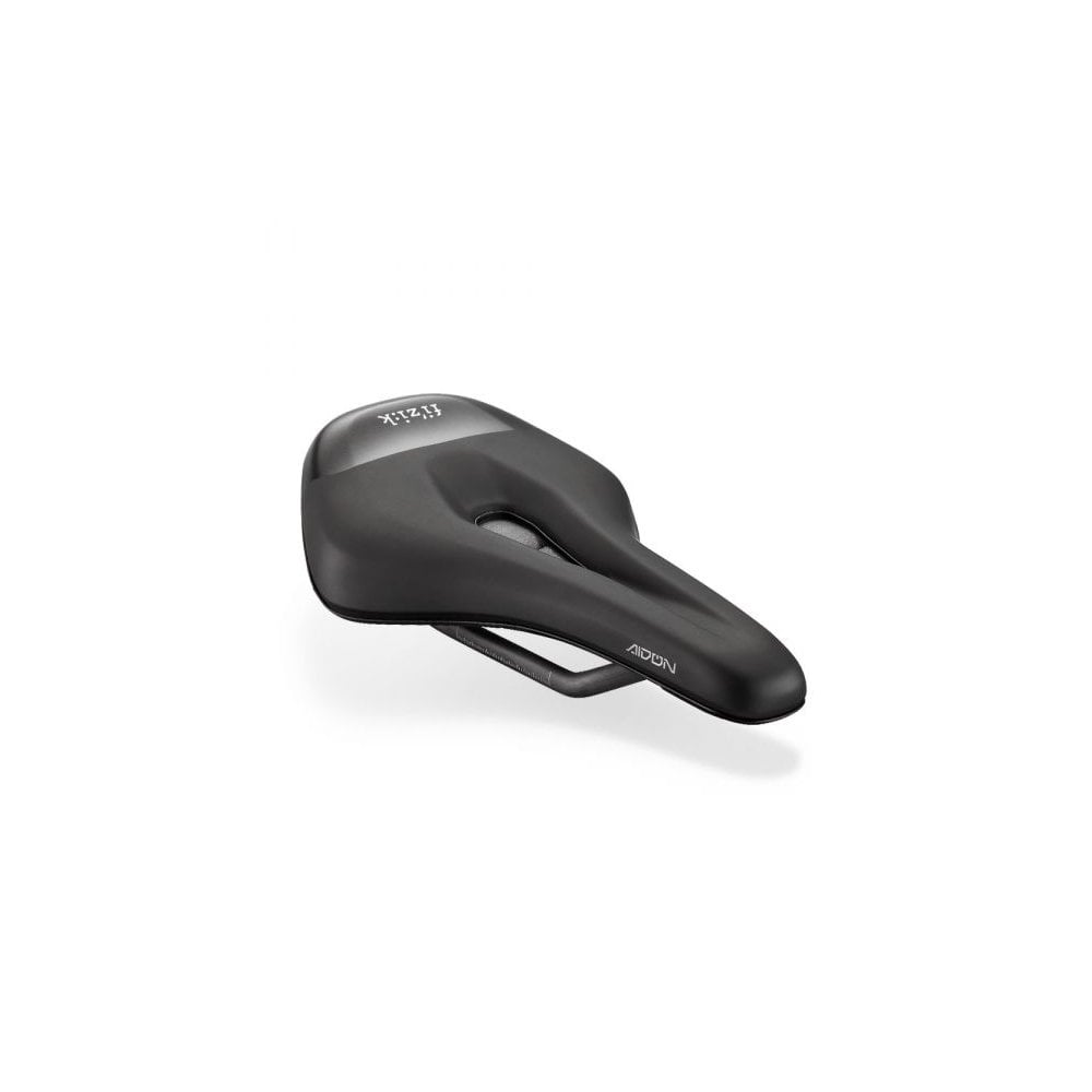 Fizik Terra Aidon X1 E-MTB saddle with carbon rails, designed for stability and comfort on mountain bikes.