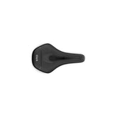 Fizik Terra Aidon X3 E-MTB saddle with ergonomic cut-out and Mobius rail system, designed for mountain biking comfort.