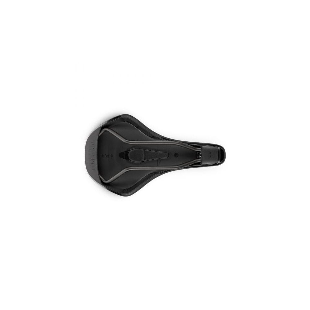 Fizik Terra Aidon X3 E-MTB saddle with ergonomic cut-out and Mobius rail system, designed for mountain biking comfort and performance.