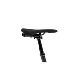 Fizik Terra Alpaca X5 MTB saddle with Mobius S-Alloy rails, black 145mm, shown with included tool kit for mountain biking components.