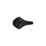 Fizik Terra Argo X3 gravel bike saddle with short-nose design and cut-out for added comfort, suited for mountain and gravel riding.