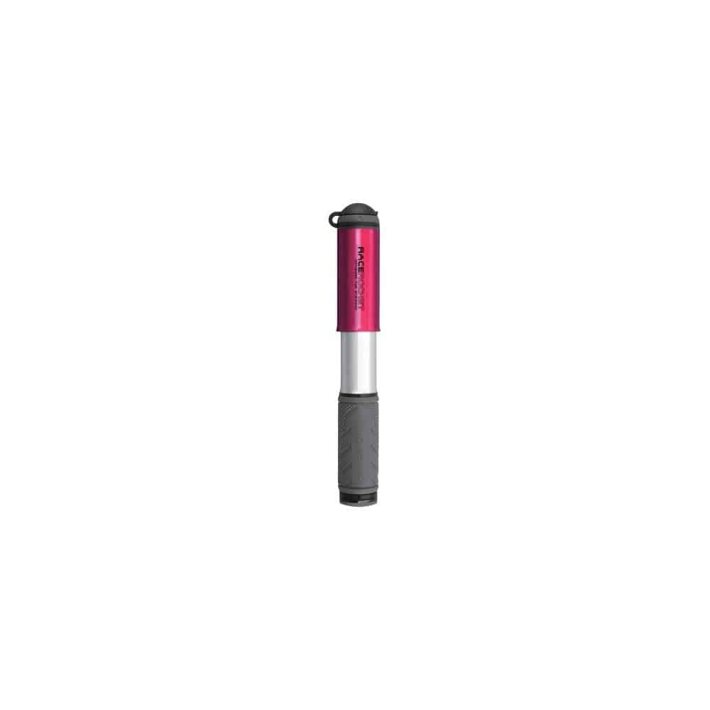 Topeak Race Rocket portable bike hand pump with Presta and Schrader valve adapters, lightweight and compact for cycling repairs