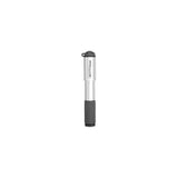 Topeak Race Rocket MT mountain bike hand pump with flexible hose and pressure gauge, inflates tires up to 90psi.