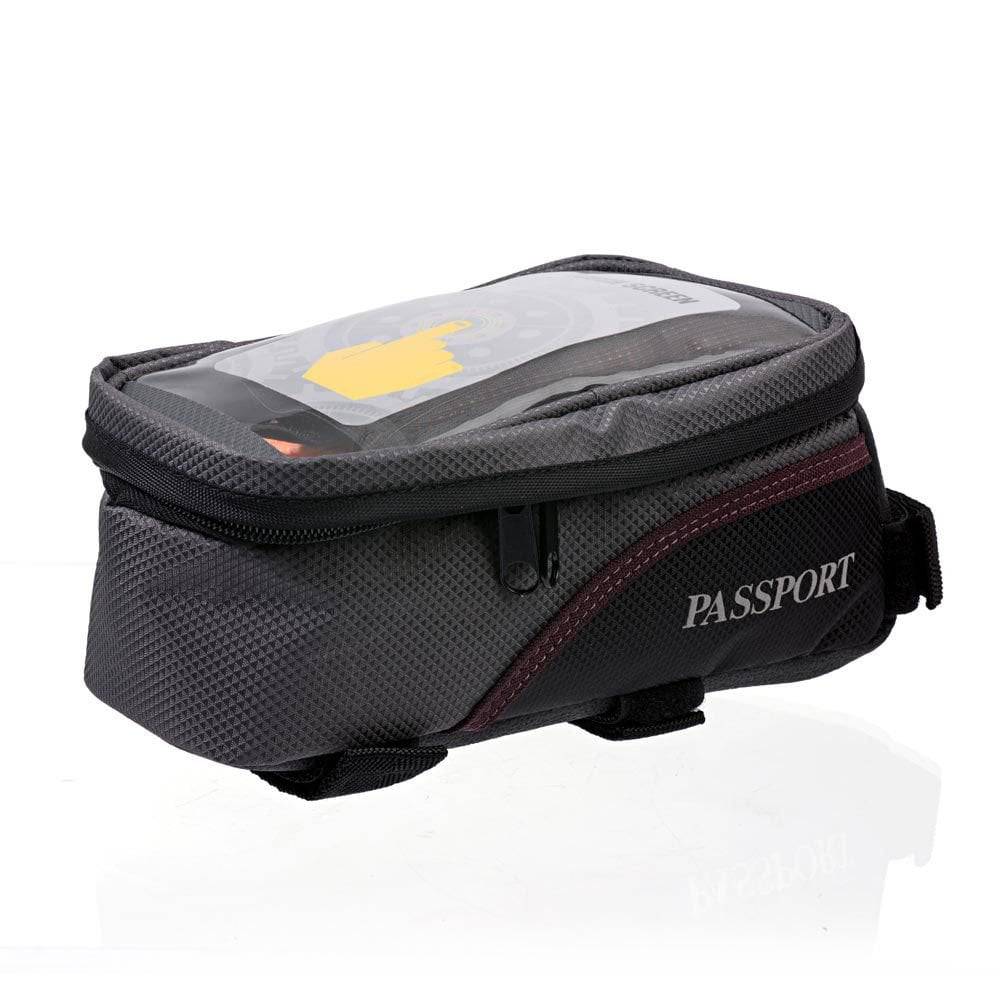 Passport Passport Panniers and Bags top tube pack with EZ Find lining and smartphone compartment, bike accessories for convenient storage.