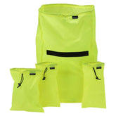 Set of four Surly Petite Porteur House Liner Bags for bike frames and panniers, shown in a natural setup.
