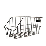 Adie rear wire basket for bike panniers, durable bike rack storage accessory, suitable for secure bike storage.