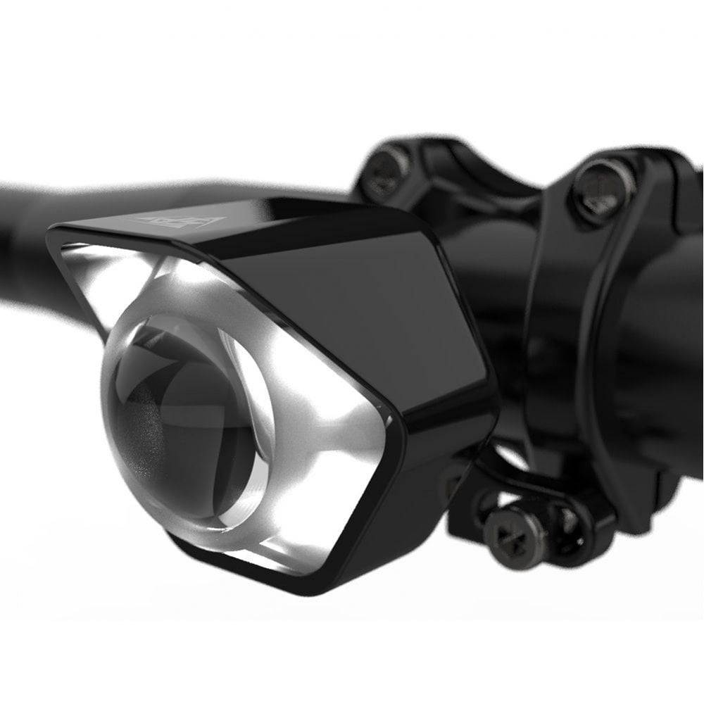 SP Front Lights DS-4 bike light with slim design, StVZO compliant dynamo hub accessory for bicycle safety illumination.