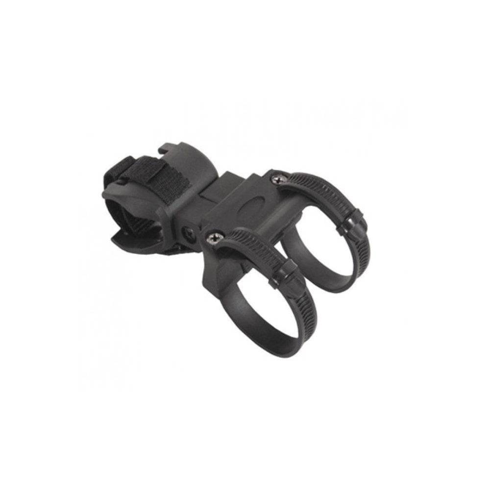 Squire Snaplock bracket for D-locks, a durable security accessory with easy installation, shown attached to a bicycle frame.