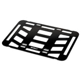Surly aluminum TV tray rack platform accessory for bikes, provides expanded cargo capacity and easy attachment for bike transport.